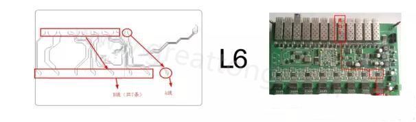 根據(jù)客戶端提供的信息，確認(rèn)為L6層光口8與芯片8之間的兩條差分阻抗線調(diào)試不通-深圳宏力捷