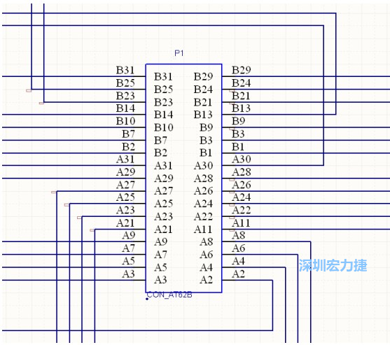 雙擊 1.SchDoc，文件可以被正常打開(kāi)，下圖是其中的一部分：