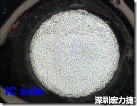 紅墨水染紅測(cè)試分析-IC面，允收
