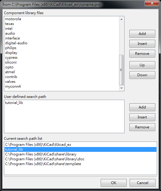 上下兩個視窗都Add 你的library ，在library browser 就可以找到你的library